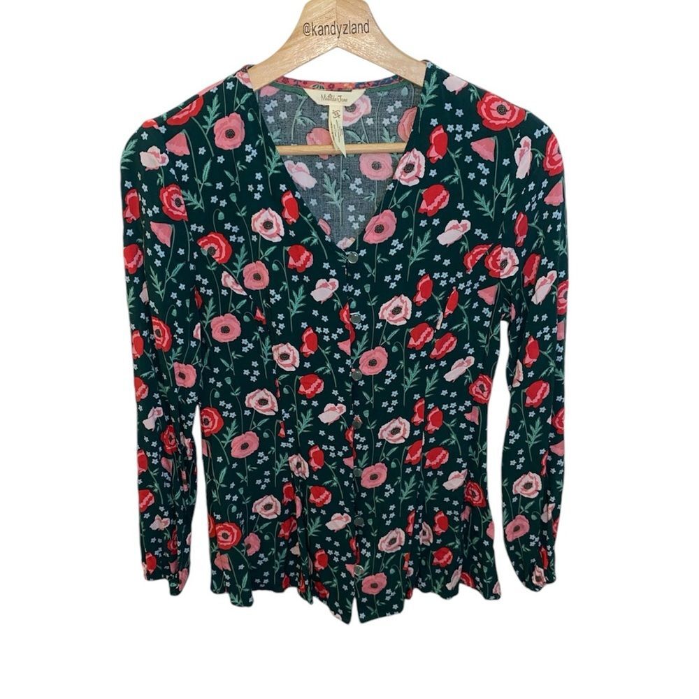 MATILDA JANE Women’s Rayon Floral Button Down
